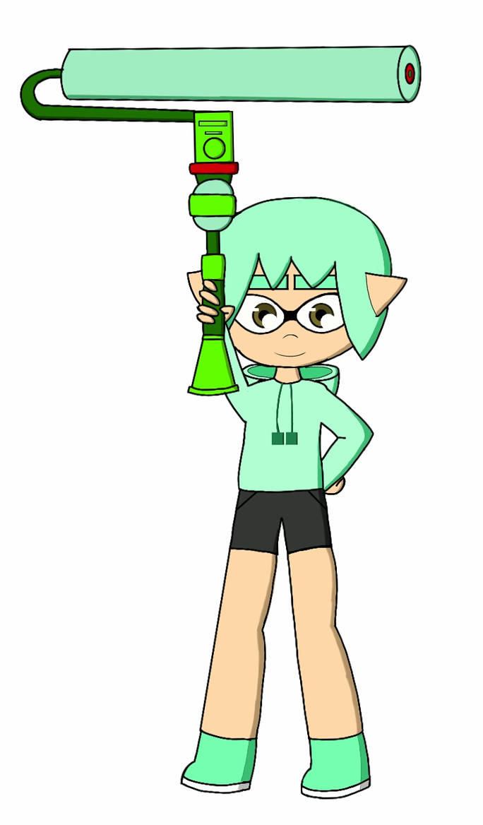 Inkling Form (shading attempt) by Mint-Green-Soul on DeviantArt