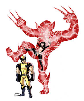 Armor Taunts the Wolverine