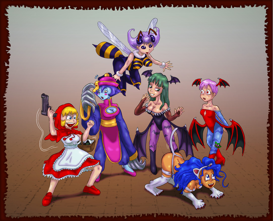 DarkStalkers Girls Redux by Fadri