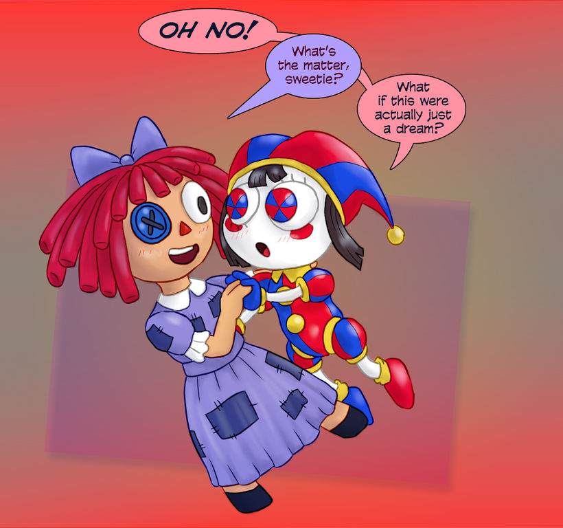 Ragatha + Pomni by Fadri on DeviantArt