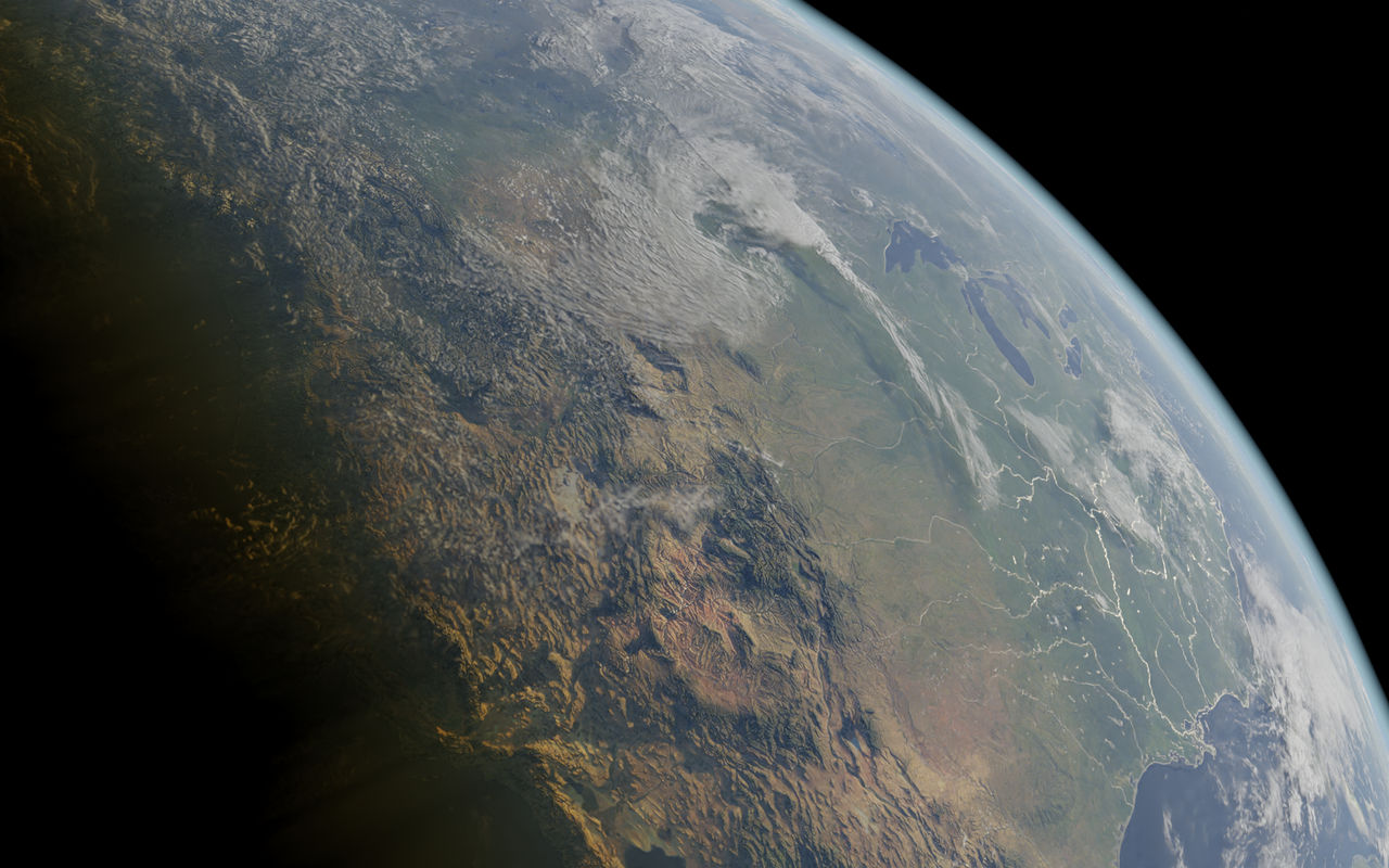 Earth Render by duderrof on DeviantArt