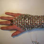 Pop can chainmail forearm