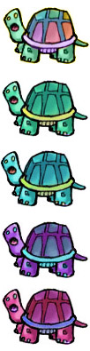 Turtle stickers
