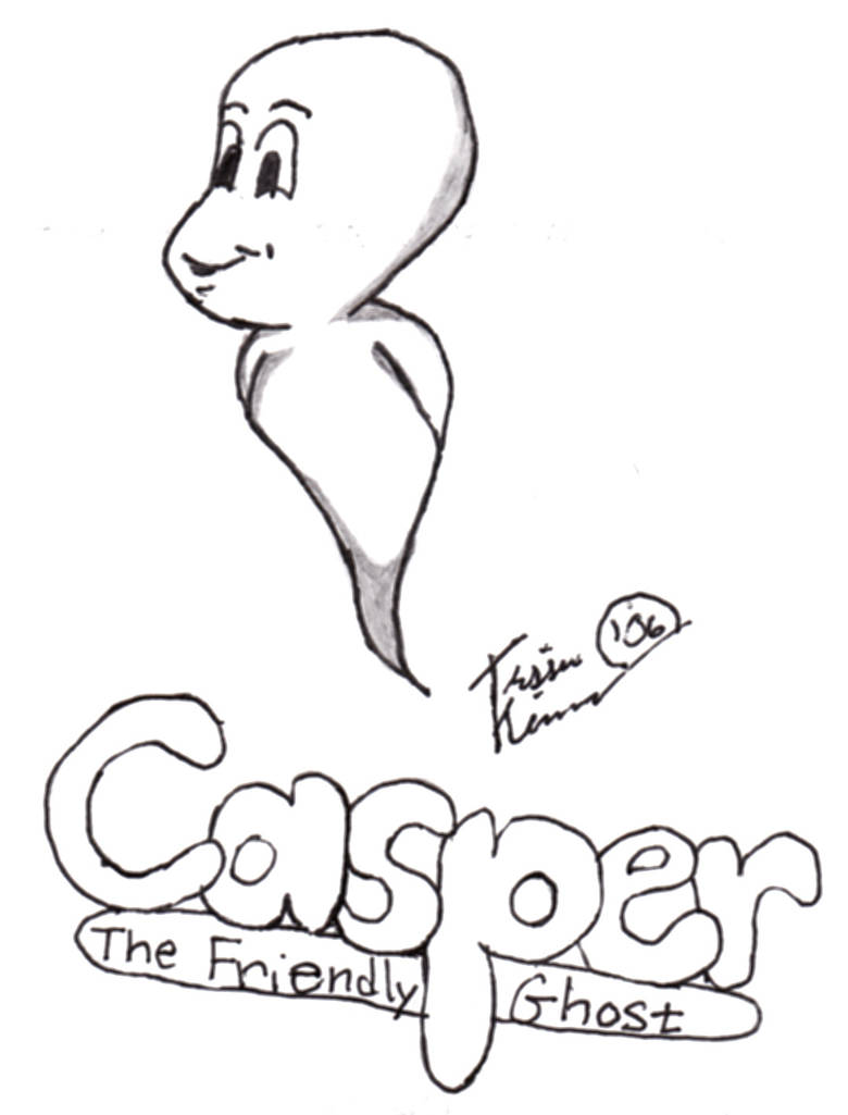 Casper The friendly Ghost by meow-woof on DeviantArt