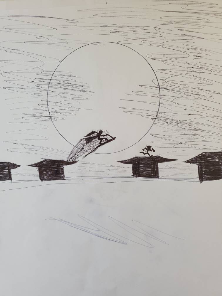 Rooftop chase by bluegoblin43 on DeviantArt