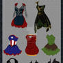 The Avengers Inspired Dresses