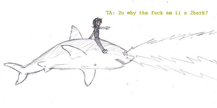 Terezi Riding a Shark