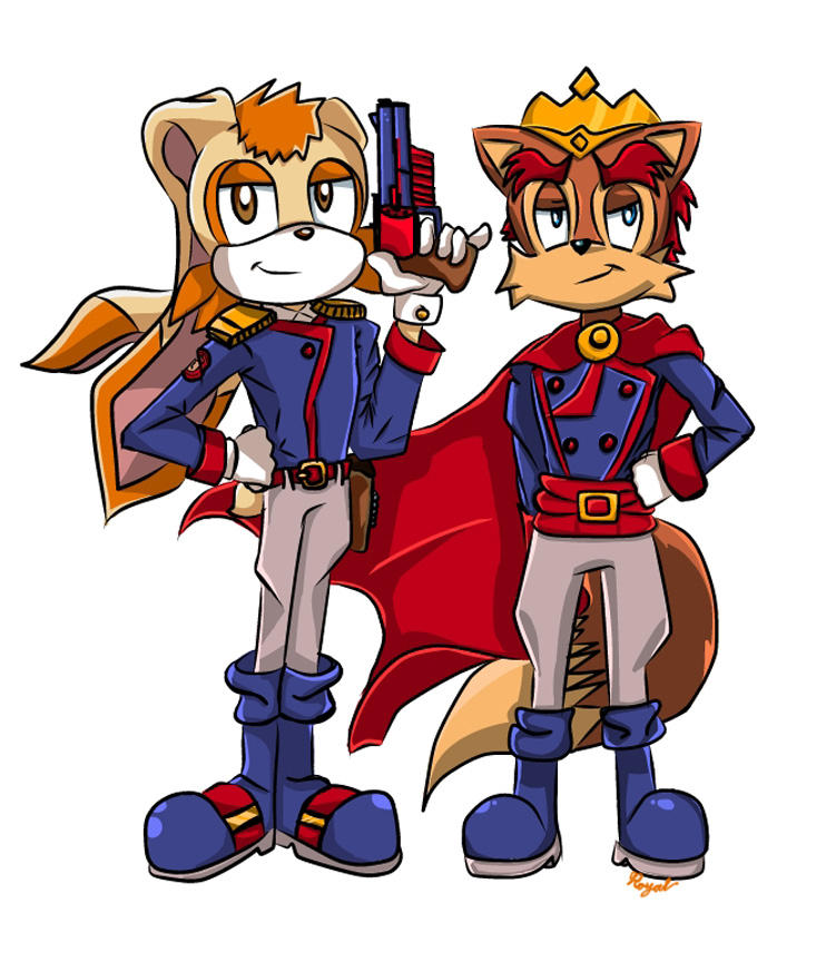 Ice the Rabbit and Elias Acorn by RoyalRabbot on DeviantArt