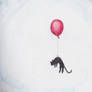 Cat With the Red Balloon