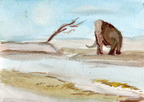 Mammoth Water Color
