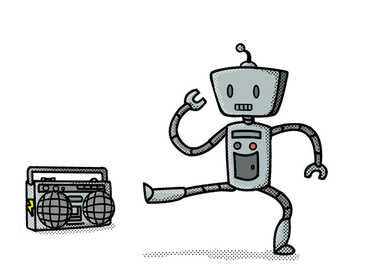 Dancing Robot by spacepirate11 on DeviantArt Dancing Robot by spacepirate11 on DeviantArt