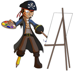 Day 12 - Arty Pirate (Redesign)