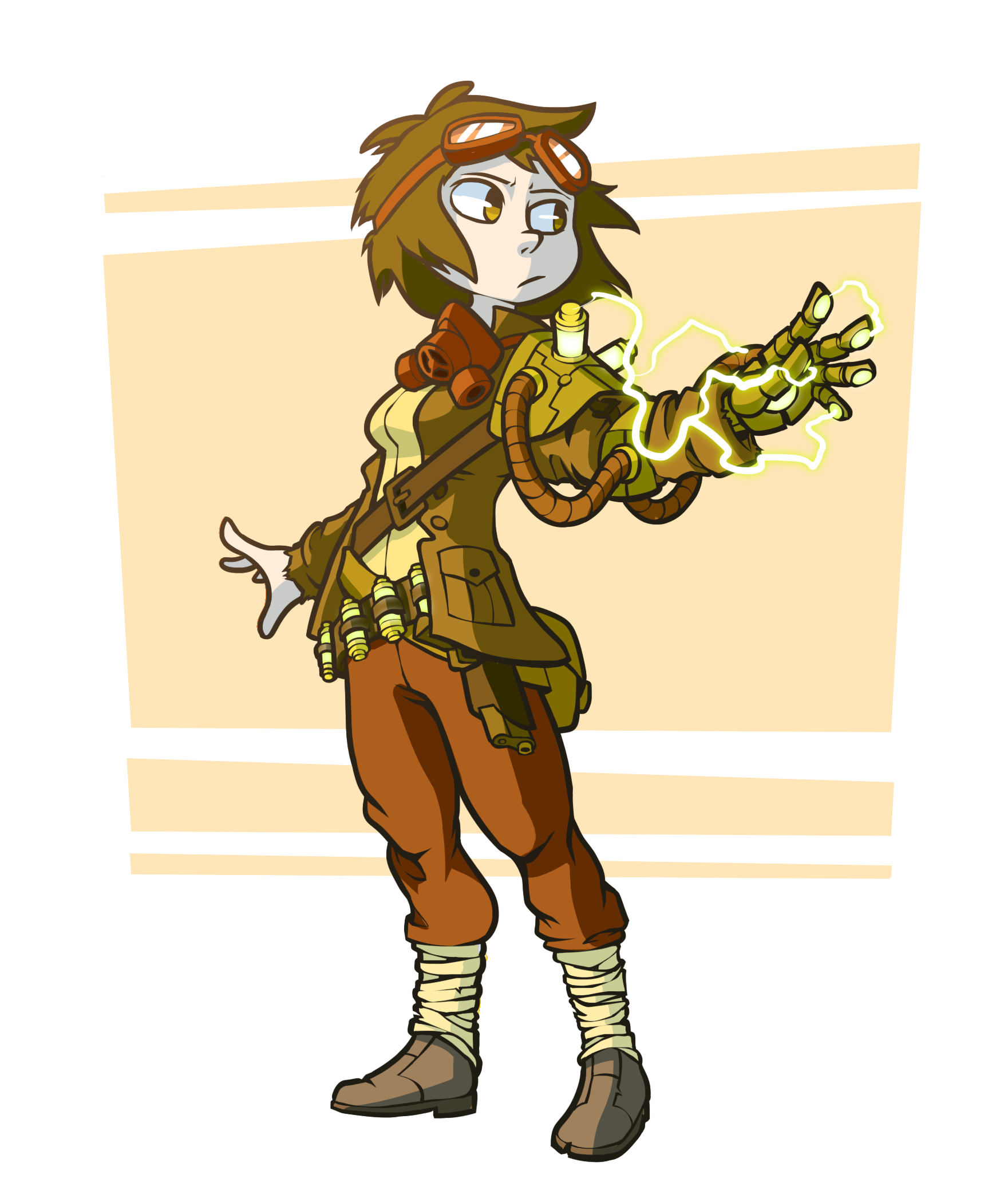 Post-Apocalyptic Steampunk Engineer Fella by TheFlippmeister on DeviantArt