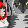 Red Ridding Hood Anime Sketch