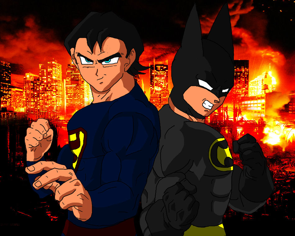 Superman and Batman (DBZ Style) by bgibs47 on DeviantArt