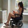 Lili in powerchair