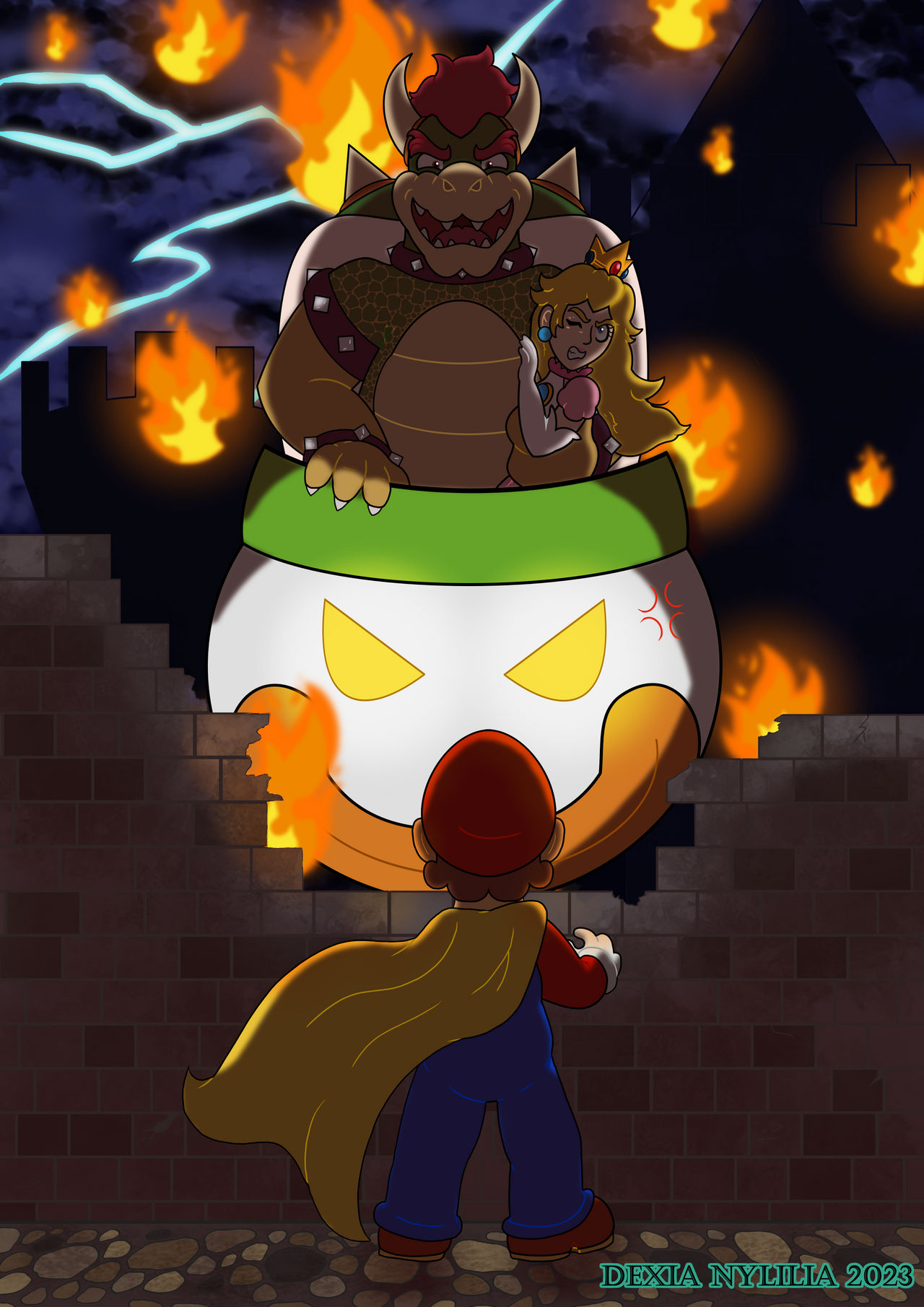 Super Mario Movie - Bowser Redraw by NoahtheArtWizard2001 on