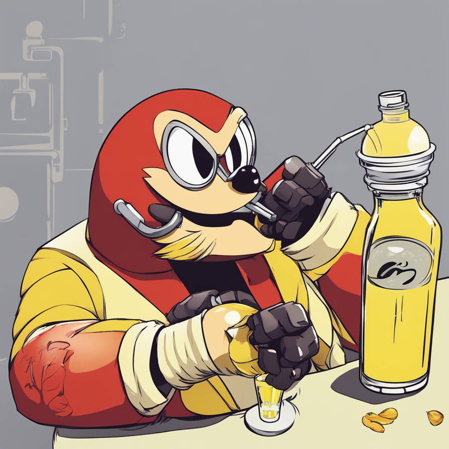 Lemonade Robot Ivo Robotnik aka Dr Eggman drinks Lemonade and eat by IgorTheGreat420 ...