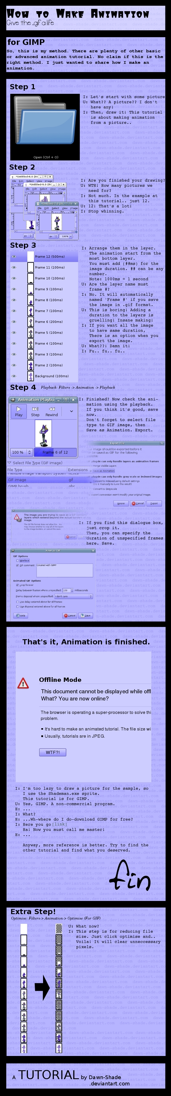 Animation Tutorial using GIMP