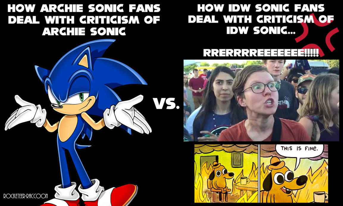 Archie vs. IDW, when it comes to criticism by Rocketeer-Raccoon on