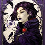 Art Nouveau Raven fanart (Teen titans)