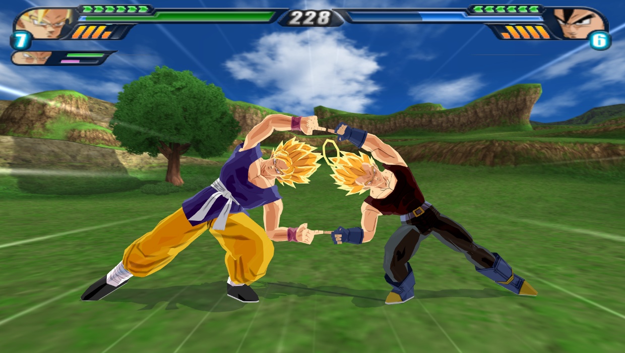 DBZBT3: SSJ5 Goku VS SSJ5 Vegeta (Duels) 