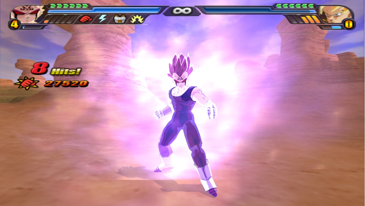 Dragon Ball Z Budokai Tenkaichi 3 [ PS2 ] - GOKU VS VEGETA 