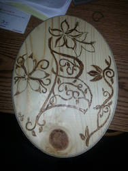 wood burn B