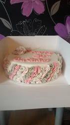 30th Ruffle Cake 1