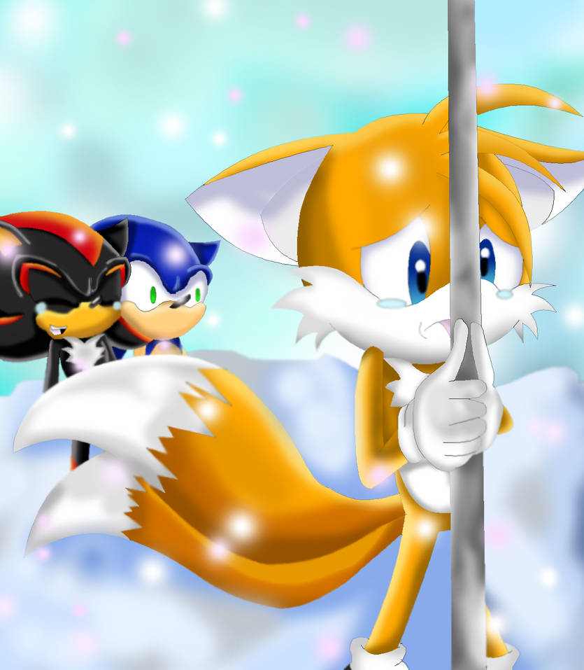 Tails - stuck by Shadoukun on DeviantArt