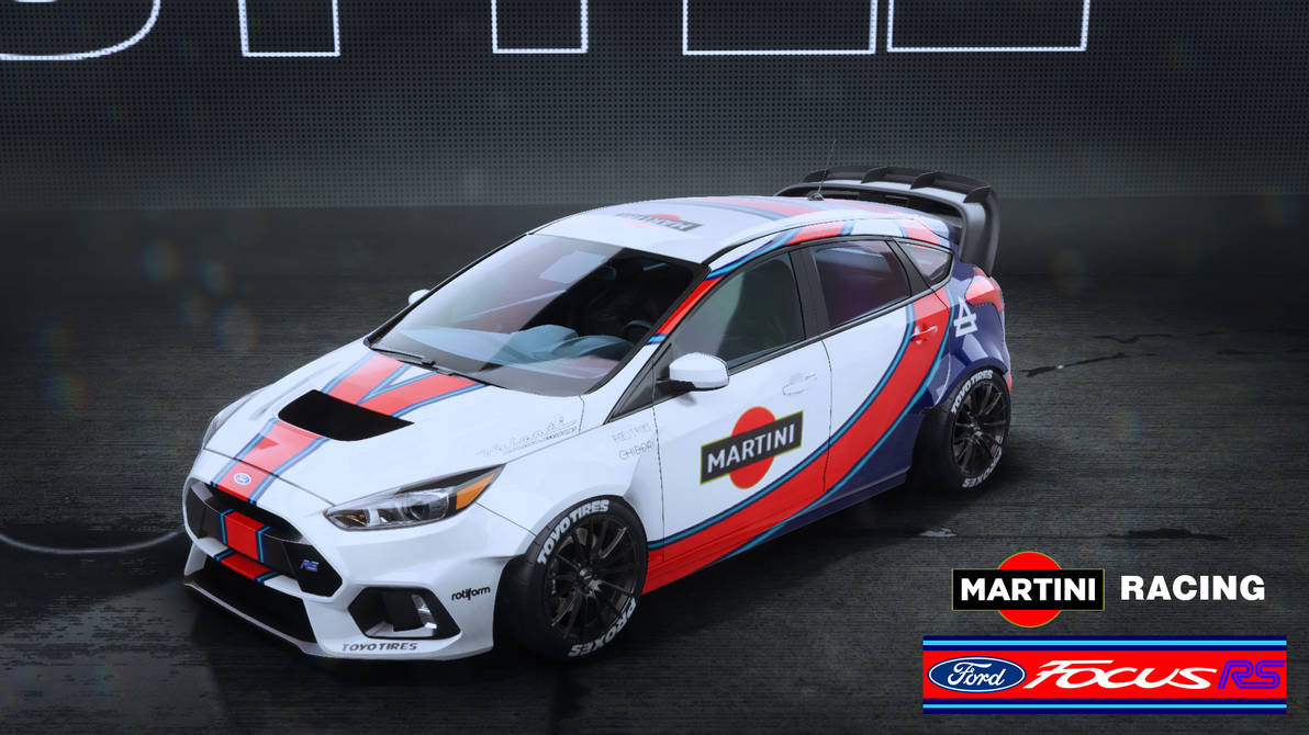 NFS Unbound - Ford Focus Martini Racing by papaoscarzulu on DeviantArt