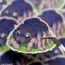Jumping Spider Glitter Sticker