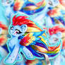 Rainbow Power Rainbow Dash Vinyl Sticker