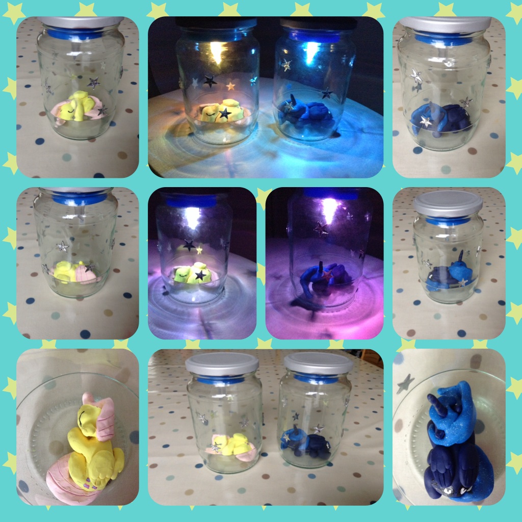 AT: Luna and Fluttershy Night-Light