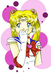 sailor moon thinking