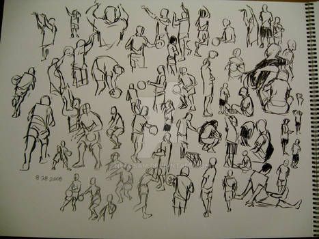 Gesture Drawings Part 4 of 4