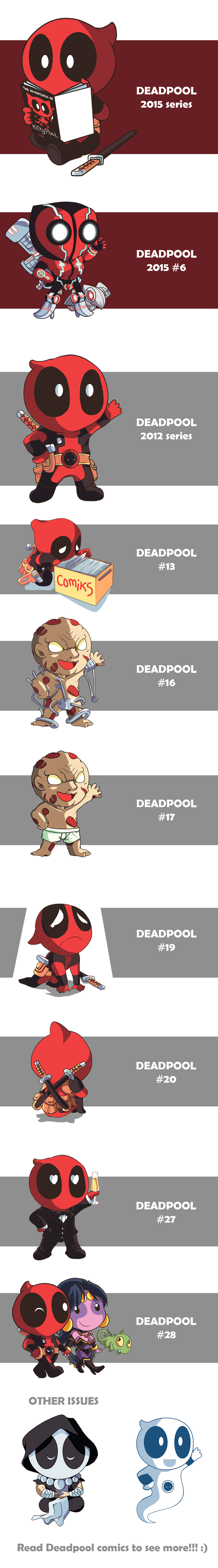 Chibi Deadpools