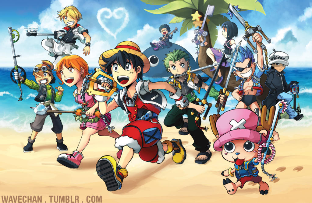 Kingdom Hearts X One Piece By Suzuran On Deviantart Kingdom Hearts X One Piece By Suzuran On Deviantart