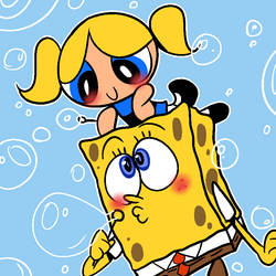 spongebob and bubbles
