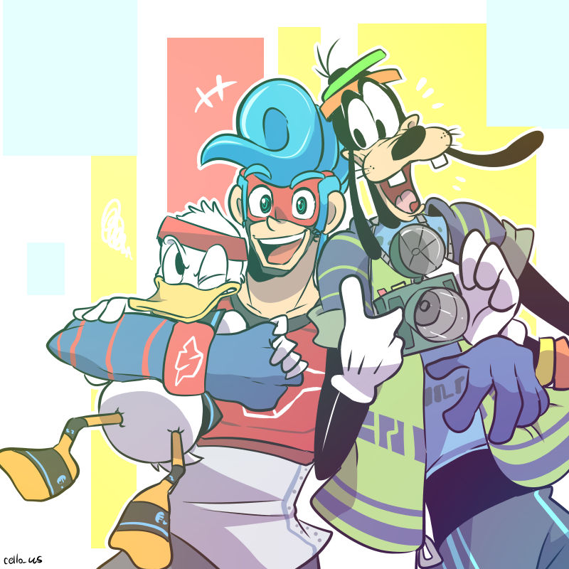 spring man and Donald and goofy by EZstrongs on DeviantArt