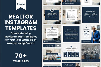 Instagram Real Estate Canva Template