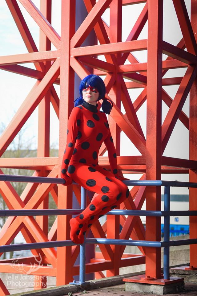 Miraculous Ladybug sitting