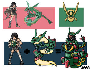 Zinnia X Rayquaza Wave Change (Rayquaza Stratos)