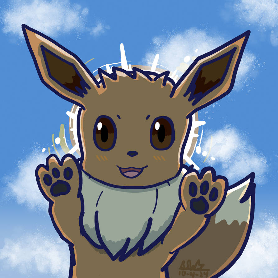 PFP Comm - Eevee (Pokemon) by BlueStarWishes on DeviantArt