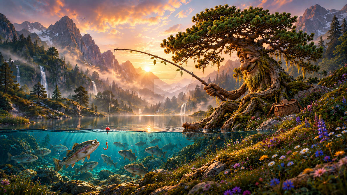 Old Tree Fisherman