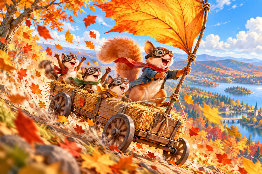 Squirrels Wearing Goggles