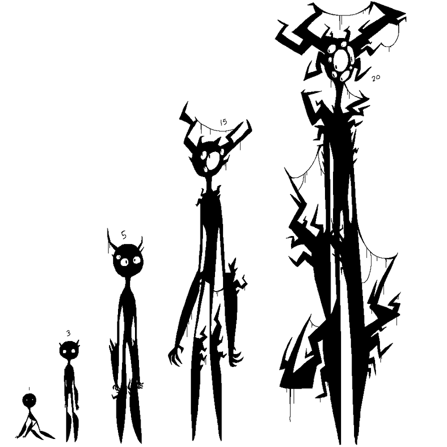 Shadow people age chart by Giantchocolatecat on DeviantArt