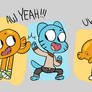 Comic Style Gumball