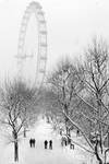 Snowy London by Mohain