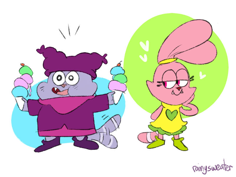 Pink Rabbit From Chowder Chowder y Panini by northpines on DeviantArt